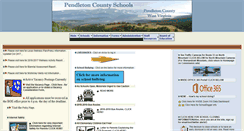 Desktop Screenshot of pendletoncountyschools.com