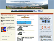 Tablet Screenshot of pendletoncountyschools.com